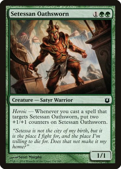 Setessan Oathsworn, Born of the Gods 138