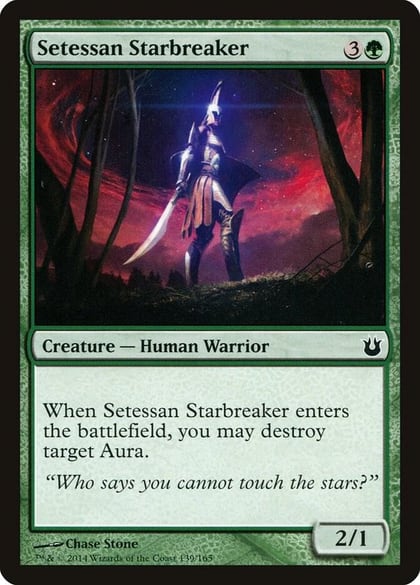 Setessan Starbreaker, Born of the Gods 139