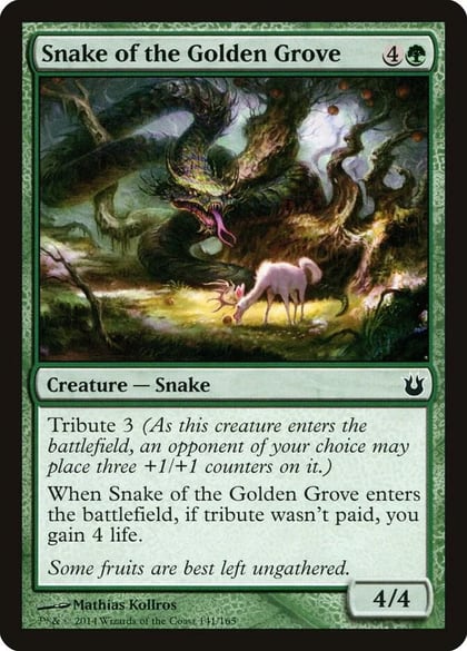 Snake of the Golden Grove, Born of the Gods 141