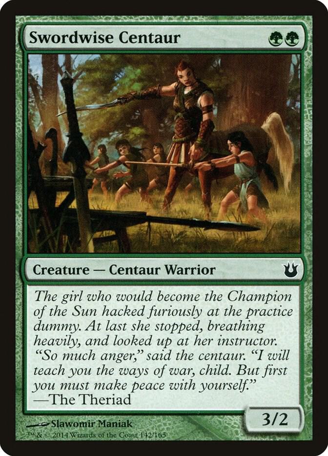 Swordwise Centaur, Born of the Gods 142
