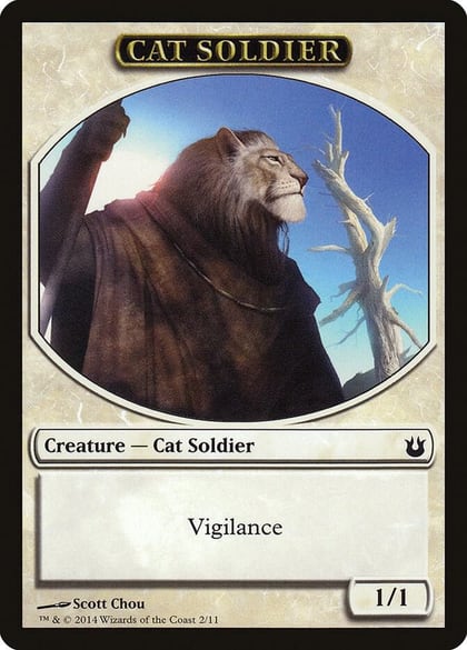 Cat Soldier Token, Born of the Gods 2
