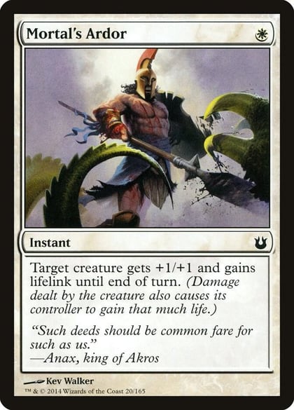 Mortal's Ardor, Born of the Gods 20