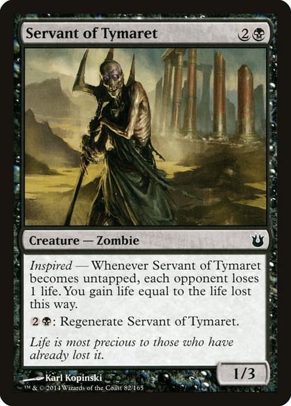 Servant of Tymaret, Born of the Gods 82