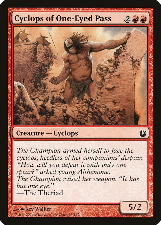 Cyclops of One-Eyed Pass, Born of the Gods 90