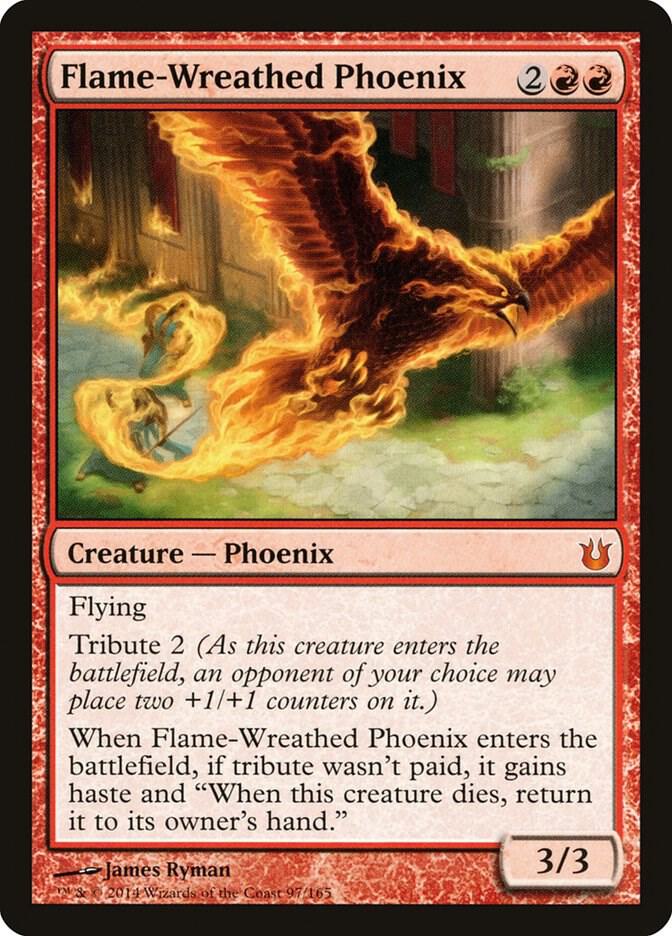 Flame-Wreathed Phoenix, Born of the Gods 97