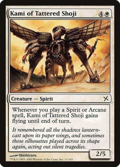 Kami of Tattered Shoji, Betrayers of Kamigawa 11