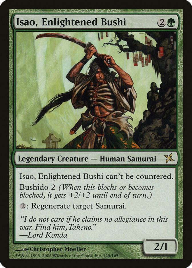 Isao, Enlightened Bushi, Betrayers of Kamigawa 129