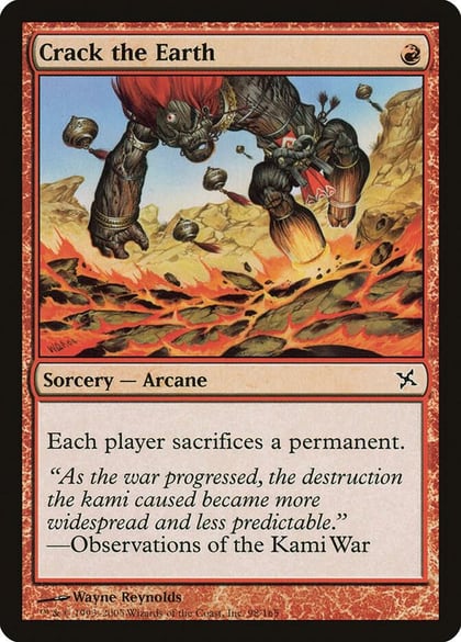 Crack the Earth, Betrayers of Kamigawa 98