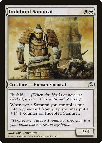 Indebted Samurai, Betrayers of Kamigawa 9