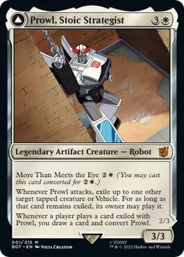 Prowl, Stoic Strategist, Universes Beyond: Transformers 1