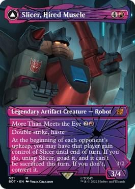 Slicer, Hired Muscle (Shattered Glass), Universes Beyond: Transformers 21