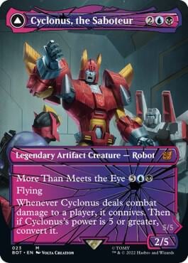 Cyclonus, the Saboteur (Shattered Glass), Universes Beyond: Transformers 23