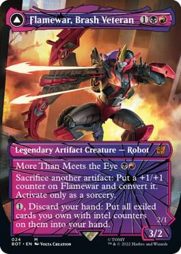 Flamewar, Brash Veteran (Shattered Glass), Universes Beyond: Transformers 24