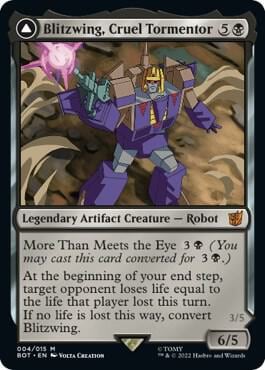 Blitzwing, Cruel Tormentor, Universes Beyond: Transformers 4