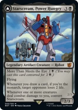Starscream, Power Hungry, Universes Beyond: Transformers 5
