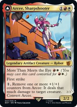 Arcee, Sharpshooter, Universes Beyond: Transformers 7