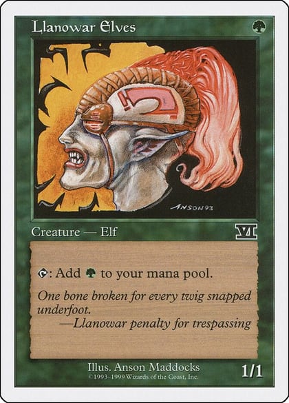 Llanowar Elves, Battle Royale Box Set #37581