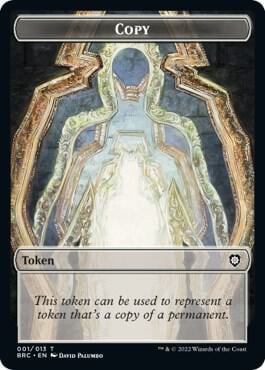 Copy // Powerstone Double-Sided Token, Commander: The Brothers' War 1 // 7