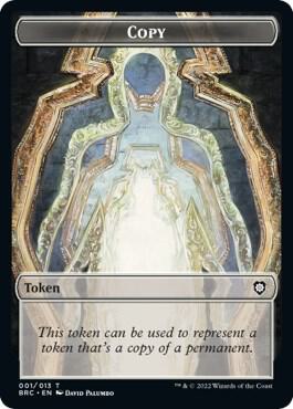 Copy // Inkling Double-Sided Token, Commander: The Brothers' War 1 // 7