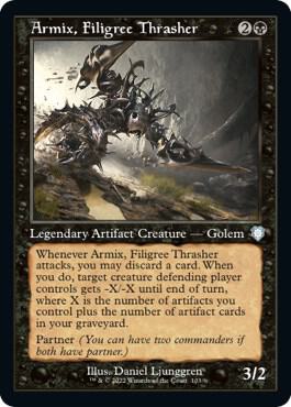 Armix, Filigree Thrasher (Retro Frame), Commander: The Brothers' War 103