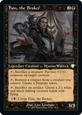Fain, the Broker (Retro Frame), Commander: The Brothers' War 105
