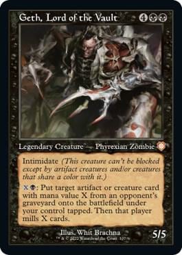 Geth, Lord of the Vault (Retro Frame), Commander: The Brothers' War 107
