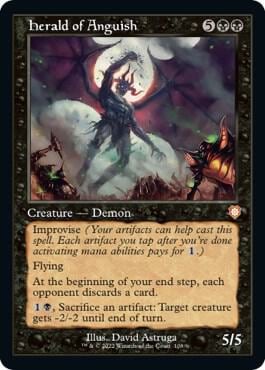 Herald of Anguish (Retro Frame), Commander: The Brothers' War 108