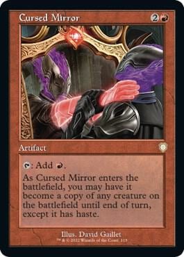 Cursed Mirror (Retro Frame), Commander: The Brothers' War 115