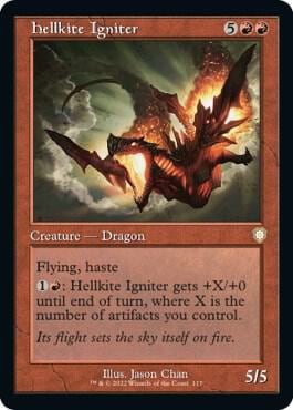 Hellkite Igniter (Retro Frame), Commander: The Brothers' War 117