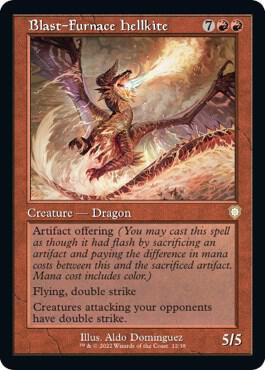 Blast-Furnace Hellkite (Retro Frame), Commander: The Brothers' War 12