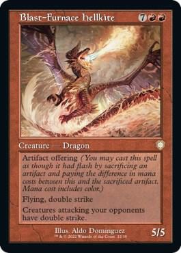 Blast-Furnace Hellkite (Retro Frame), Commander: The Brothers' War 12