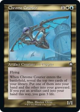 Chrome Courier (Retro Frame), Commander: The Brothers' War 123