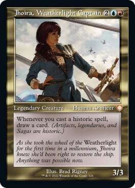 Jhoira, Weatherlight Captain (Retro Frame), Commander: The Brothers' War 126