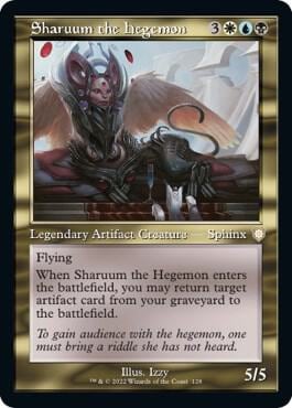 Sharuum the Hegemon (Retro Frame), Commander: The Brothers' War 128