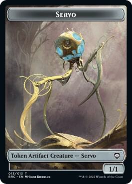 Servo // Eldrazi Double-Sided Token, Commander: The Brothers' War 13 // 2