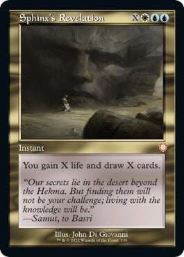 Sphinx's Revelation (Retro Frame), Commander: The Brothers' War 130