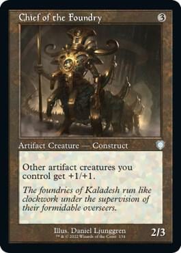Chief of the Foundry (Retro Frame), Commander: The Brothers' War 134