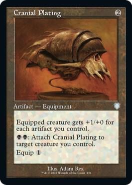 Cranial Plating (Retro Frame), Commander: The Brothers' War 136