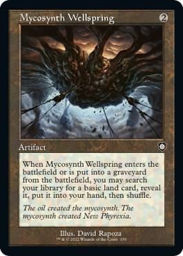 Mycosynth Wellspring (Retro Frame), Commander: The Brothers' War 150
