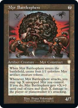 Myr Battlesphere (Retro Frame), Commander: The Brothers' War 151