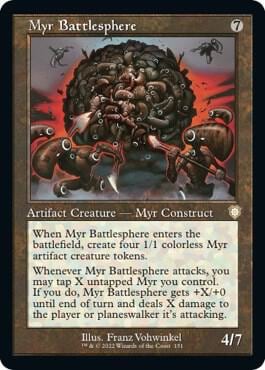 Myr Battlesphere (Retro Frame), Commander: The Brothers' War 151