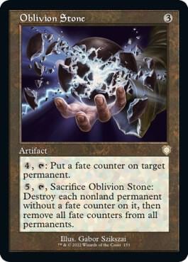 Oblivion Stone (Retro Frame), Commander: The Brothers' War 153