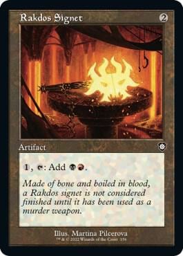 Rakdos Signet (Retro Frame), Commander: The Brothers' War 156