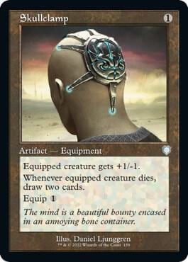 Skullclamp (Retro Frame), Commander: The Brothers' War 159