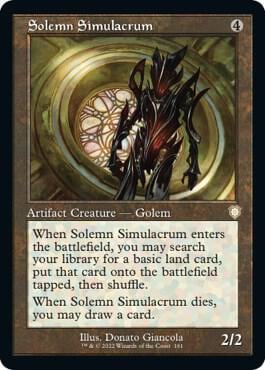 Solemn Simulacrum (Retro Frame), Commander: The Brothers' War 161