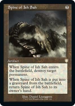Spine of Ish Sah (Retro Frame), Commander: The Brothers' War 162