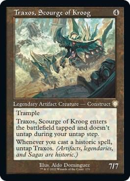 Traxos, Scourge of Kroog (Retro Frame), Commander: The Brothers' War 170