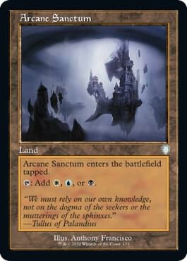 Arcane Sanctum (Retro Frame), Commander: The Brothers' War 173
