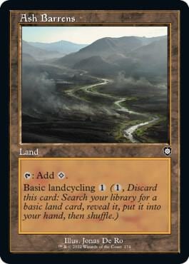 Ash Barrens (Retro Frame), Commander: The Brothers' War 174