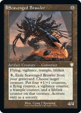 Scavenged Brawler (Retro Frame), Commander: The Brothers' War 17